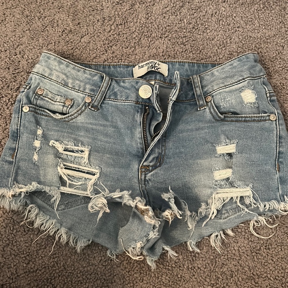 Harmony plus havoc ripped jean shorts